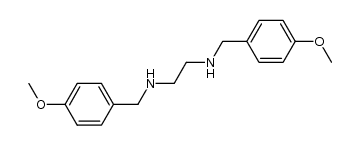 N,N'-bis(4-methoxybenzyl)ethane-1,2-diamine结构式