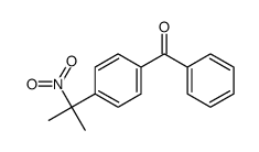 [4-(2-nitropropan-2-yl)phenyl]-phenylmethanone结构式
