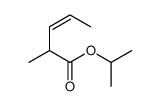 propan-2-yl 2-methylpent-3-enoate Structure