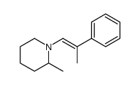 2-methyl-1-(2-phenylprop-1-enyl)piperidine Structure