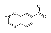 7-nitro-2H-1,2,4-benzoxadiazine结构式