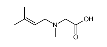 2-[methyl(3-methylbut-2-enyl)amino]acetic acid Structure