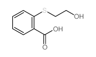 2-(2-hydroxyethylsulfanyl)benzoic acid Structure