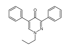 3,5-diphenyl-1-propylpyridazin-4-one结构式