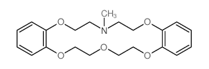 19-methyl-6,7,9,10,18,19,20,21-octahydro-17H-dibenzo[b,k][1,4,7,10,13]pentaoxa[16]azacyclooctadecine Structure