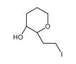 (2S,3R)-2-(2-iodoethyl)oxan-3-ol Structure