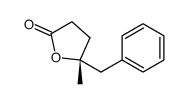 (5R)-5-benzyl-5-methyloxolan-2-one结构式