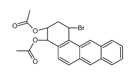 [(1R,3R,4R)-4-acetyloxy-1-bromo-1,2,3,4-tetrahydrobenzo[a]anthracen-3-yl] acetate结构式