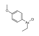 chloro-ethyl-(4-methoxyphenyl)arsane Structure