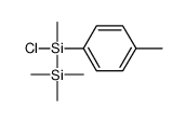 chloro-methyl-(4-methylphenyl)-trimethylsilylsilane Structure