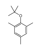 1,3,5-trimethyl-2-[(2-methylpropan-2-yl)oxy]benzene结构式