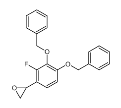 2-[2-fluoro-3,4-bis(phenylmethoxy)phenyl]oxirane结构式