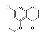 6-chloro-8-ethoxy-3,4-dihydro-2H-naphthalen-1-one结构式