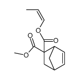 5-O-methyl 5-O'-prop-1-enyl bicyclo[2.2.1]hept-2-ene-5,5-dicarboxylate结构式