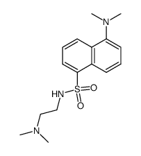 2-(dimethylamino)-1-(5-(dimethylamino)-1-naphthalene-sulfonamido)ethane Structure