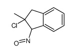 2-chloro-2-methyl-1-nitroso-1,3-dihydroindene结构式