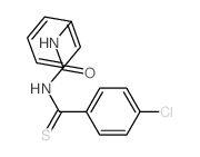 Benzenecarbothioamide, 4-chloro-N-[(phenylamino)carbonyl]- picture
