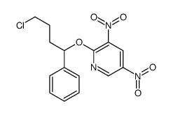 2-(4-chloro-1-phenylbutoxy)-3,5-dinitropyridine结构式