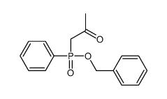 1-[phenyl(phenylmethoxy)phosphoryl]propan-2-one结构式