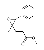 methyl 3-(2-methyl-3-phenyloxiran-2-yl)prop-2-enoate结构式