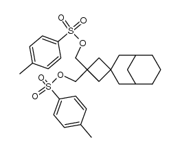 3',3'-Bis-hydroxymethylspiro-(bicyclo[3.3.1]nonan-3,1'-cyclobutan)-ditosylat Structure