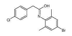 N-(4-bromo-2,6-dimethylphenyl)-2-(4-chlorophenyl)acetamide Structure