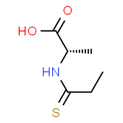 L-Alanine, N-(1-thioxopropyl)- (9CI) Structure