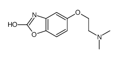 5-[2-(dimethylamino)ethoxy]-3H-1,3-benzoxazol-2-one结构式