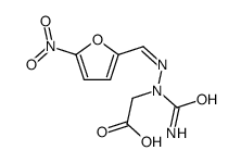 3-(5-nitrofurfurylideneamino)hydantoic acid Structure