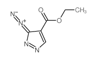 3H-Pyrazole-4-carboxylicacid, 3-diazo-, ethyl ester Structure