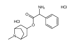 (8-methyl-8-azabicyclo[3.2.1]octan-3-yl) 2-amino-2-phenylacetate,dihydrochloride Structure