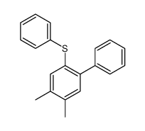 1,2-dimethyl-4-phenyl-5-phenylsulfanylbenzene Structure