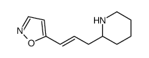 5-(3-piperidin-2-ylprop-1-enyl)-1,2-oxazole结构式