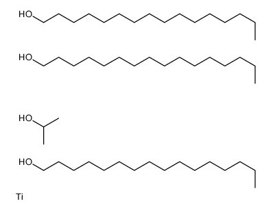 hexadecan-1-ol,propan-2-ol,titanium结构式