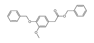 benzyl 2-(4-(benzyloxy)-3-methoxyphenyl)acetate Structure