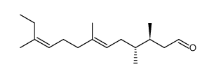 (3S,4R)-(+)-faranal结构式