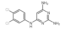 N4-(3,4-dichlorophenyl)pyrimidine-2,4,6-triamine结构式