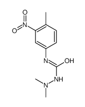 1-(dimethylamino)-3-(4-methyl-3-nitrophenyl)urea结构式
