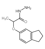 2-(2,3-二氢-1H-茚-5-基氧基)丙肼结构式