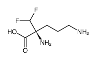 Eflornithine Structure