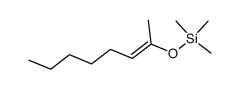 (E)-trimethyl(oct-2-en-2-yloxy)silane Structure