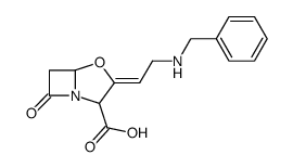 9-N-Benzyl-amino-desoxy-clavulansaeure结构式
