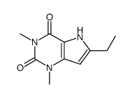 6-ethyl-1,3-dimethyl-1,5-dihydro-pyrrolo[3,2-d]pyrimidine-2,4-dione Structure