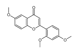 6,2',4'-三甲氧基黄酮结构式