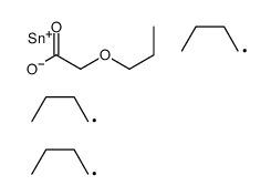 tributylstannyl 2-propoxyacetate Structure