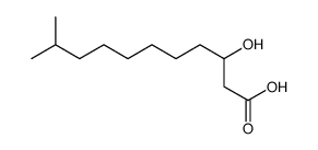 3-hydroxy-10-methylundecanoic acid Structure