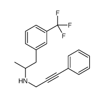 alpha-Methyl-N-(3-phenyl-2-propynyl)-m-trifluoromethylphenethylamine结构式