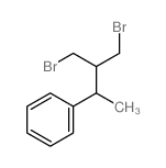 [4-bromo-3-(bromomethyl)butan-2-yl]benzene结构式