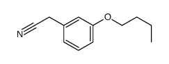 2-(3-butoxyphenyl)acetonitrile Structure