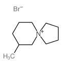 7-methyl-5-azoniaspiro[4.5]decane结构式